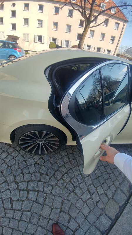 Corona Schutzmaßnahme bei TAXIMUC.de