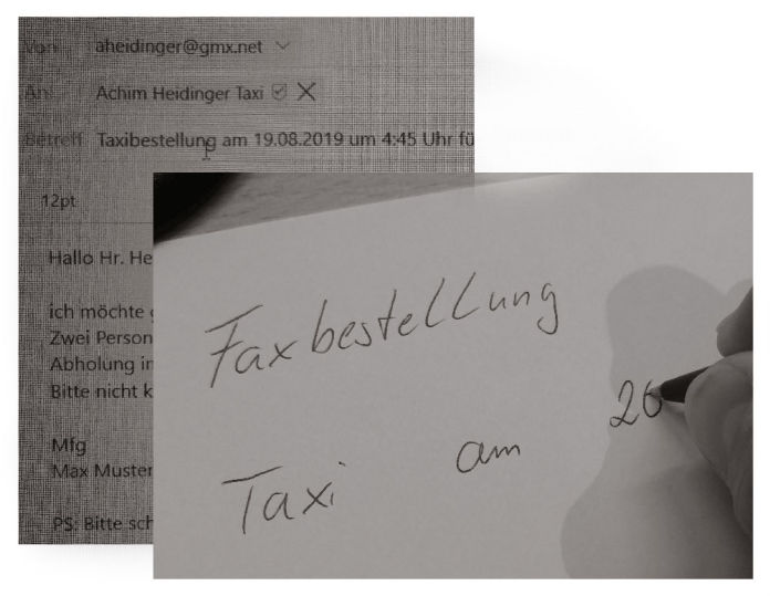 Entspanntes Reisen Taxi Heidinger